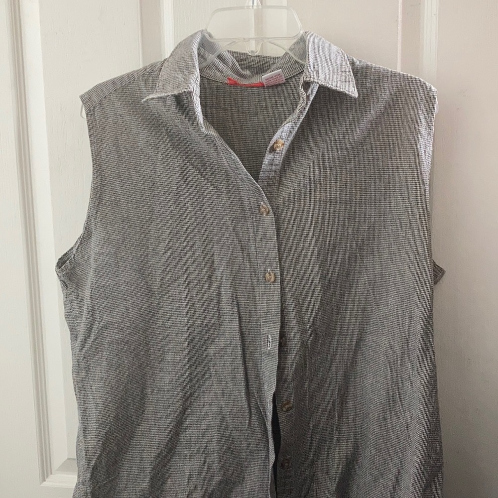 Mini houndstooth blouse xl Vintage